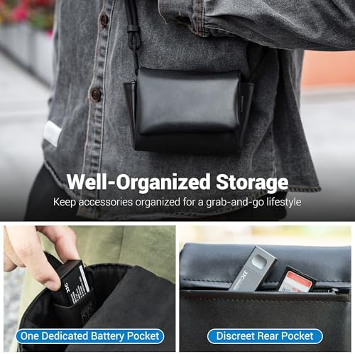 KIWIFOTOS PU Leather Camera Case for Fuji X100VI X100F PowerShot V1 - Image 4