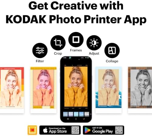 KODAK Mini Shot 2 ERA 2x3 Instant Camera, Photo Printer, 8 Sheets, Black - Image 6