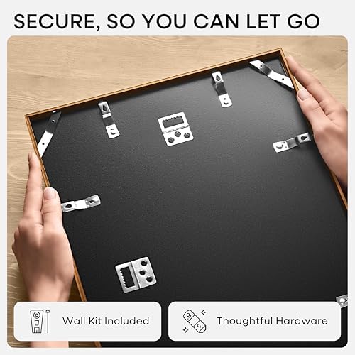 Homeforia 12x36 Bronze Picture Frame, High-End Metal, 10x30 Mat, Glass - Image 5