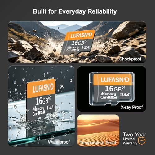 2-Pack 16GB Micro SD Card with Adapter, High Speed U3 C10 V30 SDXC Memory Card Up to 100MB/s, 4K Video Recording for GoPro, Smartphone, Camera, Tablet, Dash Cam - Image 6