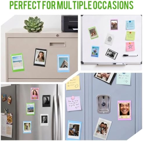 50 Pack 2x3 Magnetic Picture Frames for Refrigerator with Transparent Cover - Image 6