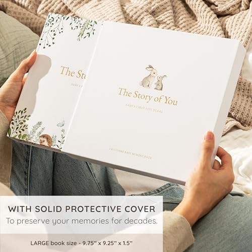 Keepsake Baby Memory Book – Timeless Gender Neutral First 5 Year Baby Book - Image 3