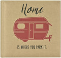 MCS 200-Pocket Home is Where You Park It 4x6 Photo Album with Writing Space, 8.5 x 8.5 Inches by MCSIndustriesInc