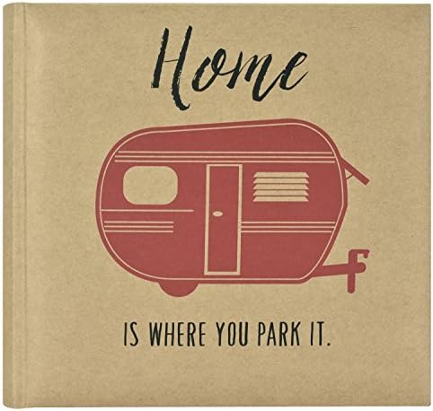 MCS 200-Pocket Home is Where You Park It 4x6 Photo Album with Writing Space, 8.5 x 8.5 Inches by MCSIndustriesInc