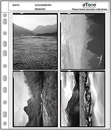 50x eTone Archival Storage Sheets 4x5 Negative Page Preservers (50X45) by eTone