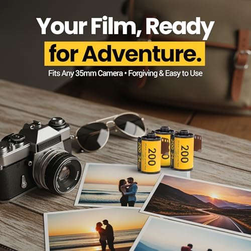 Kodak Gold 200 35mm Film Roll 24 Exp 6 Rolls with Sturdy Tiger Storage Case - Image 2
