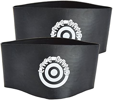 Unique Sports Lace Bands Black Soccer Cleat Lace Cover (6 Pair) - Image 2