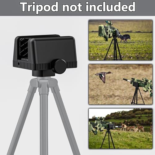 Universal Rifle Clamp Shooting Rest – Lightweight Hunting Tripod Clamp with 1/4” Mounting Hole, Quick Release Plate for Shooting and Target Practice - Image 2