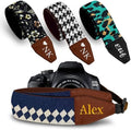 Art Tribute Custom Blue Diamond Camera Strap - Add Your Text and We Make It Especially For You Get Your Own Personalized Stocking Stuffer & Christmas Gift Camera Strap, No Shipping Cost! by ArtTribute