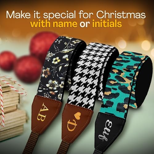 Art Tribute Camera Strap Personalized With Name - Image 2