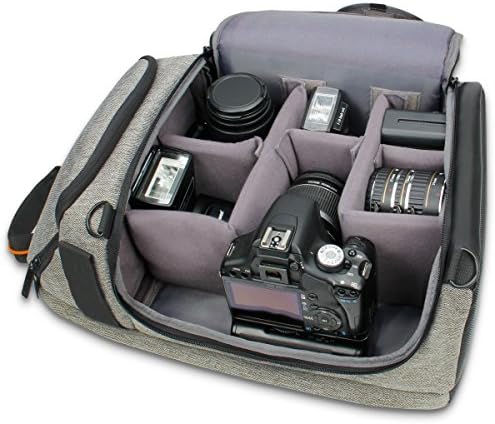 USA Gear DSLR Camera Backpack with Padded Dividers, Tripod Holder, Laptop Compartment, Rain Cover and Accessory Storage Compatible wIth Cameras from Nikon, Canon, Sony, Pentax and More - Image 6