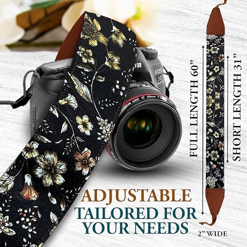 Art Tribute Camera Strap Personalized With Name - Image 6