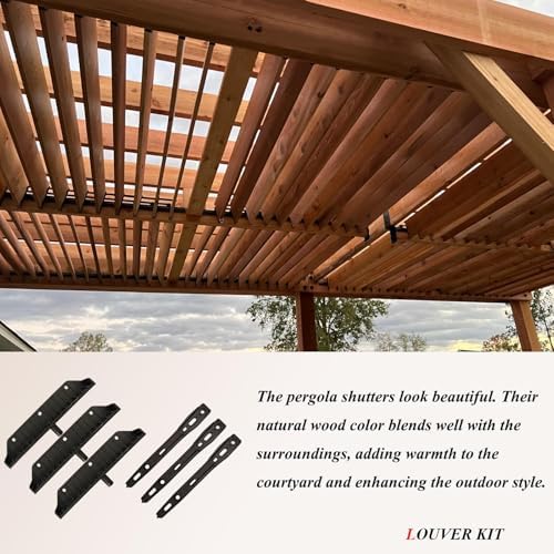 Louver Hardware System for Blinds and shutters, 2Pack - Image 4