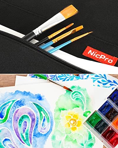 Nicpro Light Weight Art Portfolio Bag, 20x26” Waterproof Art Portfolio Case - Image 5