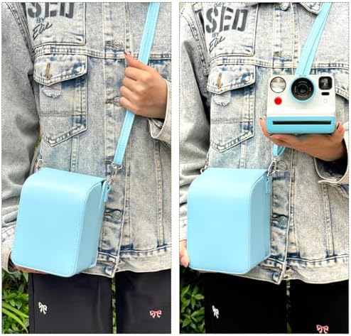 Camera Case for Polaroid Now/Now+ Gen2/3 Instant Film Camera, Blue - Image 7