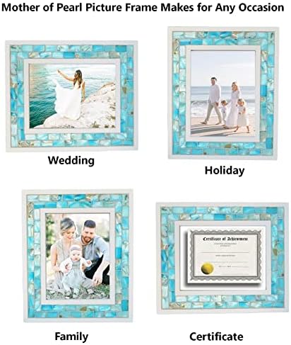Blue Beach Picture Frame 5x7,Tabletop,1pc - Image 5