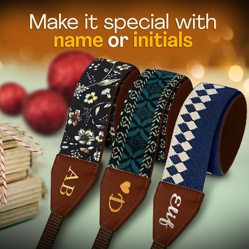 Art Tribute Camera Strap Personalized With Name - Image 2