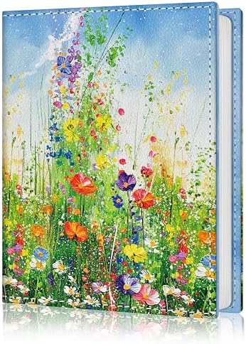 Photo Album 4x6, 56 Pockets Small Picture Book Green Lush Flower by Lebrocoli