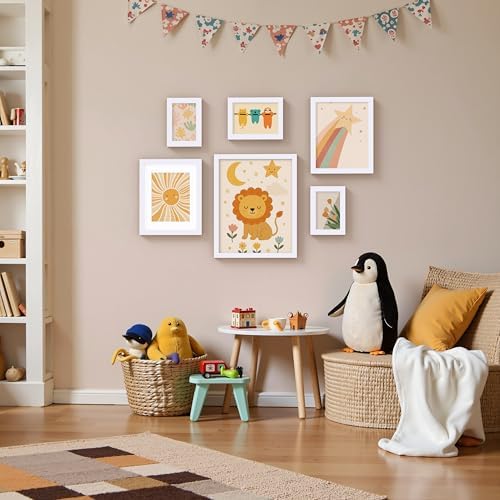 Vittanly 8x10 Picture Frame Made of Solid Wood for Wall or Tabletop, White - Image 5