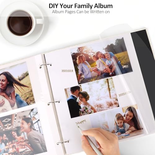 Zesthouse Photo Album Refill Pages for 3 Ring (10 Pack), 18 in Photo Albums Self Adhesive Pages Holds 12x12 8x10 5x7 4x6 2x3 Photos or Recipe Cards - Image 5