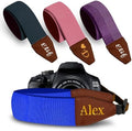 Art Tribute Camera Strap Personalized With Name - Shoulder, Crossbody & Neck Camera Strap for Photographers, Fits All Cameras, Canon Nikon Sony Fujifilm, Padded Strap W/Quick Release & Leather Ends by ArtTribute