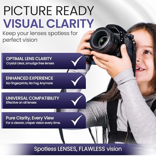ULTRAVUE’s Ultimate Camera Lens Cleaning Kit –Camera Lens Cleaner, Lens Pen, Fog Stopper, and Microfiber Cloths - Camera Cleaning Kit - Lens Blower for DSLR & Digital Camera Accessories Camera Kit - Image 4