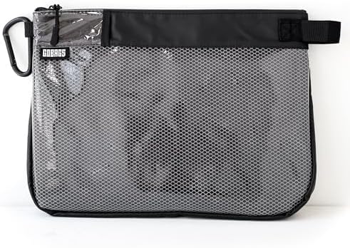 GOBAGS Production Zipper Bags - Electronics & Camera Accessories Bag - Cable organizer, Gear Accessory Pouch, Travel Camera Essentials (Large, Black) by Unknown