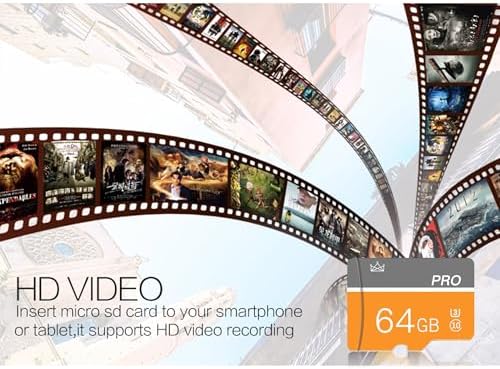 64GB Memory Card,Micro Card with Adapter Class 10 High Speed for Camera,Smartphone,Tablet,Personal Computer - Image 6