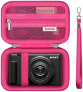 Hard Travel Case for Sony ZV-1, ZV-1F, ZV-1 II Camera, Rosered by Supmay