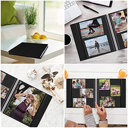 Zesthouse Photo Album Self Adhesive Pages, 60 Pages Magnetic Scrapbook Albums with Sticky Page, Photos Album Holds 8x10 & 5X7 & 4x6 & 6x8 & 3x5, Large Picture Book Ideal Gift for Family Wedding Baby - Image 6