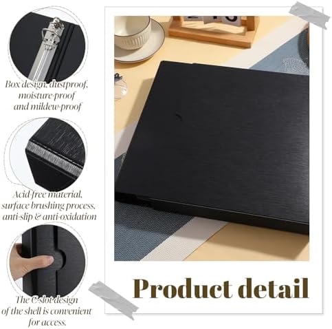 2 Pack Acid Free Archival Films Bag, Album Film Protector Storage Box, 3 Ring Negative Binder Preservers Portfolio Folder for Artwork Folder for 120 Film and 135 35 mm Negative - Image 3