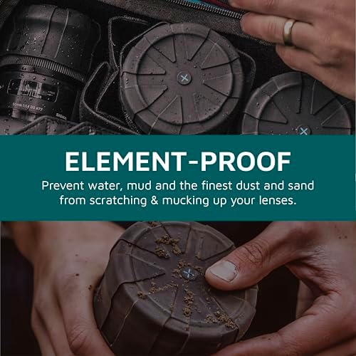 KUVRD Universal Lens Cap v1 - Silicone Camera Lens Protector, Single - Image 4