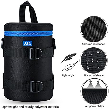 JJC Deluxe Lens Case Pouch Bag for Camera Lens Below 4.3" x 7.4"(D x L) - Image 2