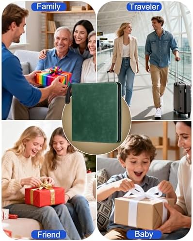 Leather Photo Album 4x6 200 Photos, DIY Scrapbook with 50 Sheets and 20 Blank Kraft Sheets, Travel Souvenir Diary Photo Book for Family Wedding Baby and Holiday Pictures - Image 7