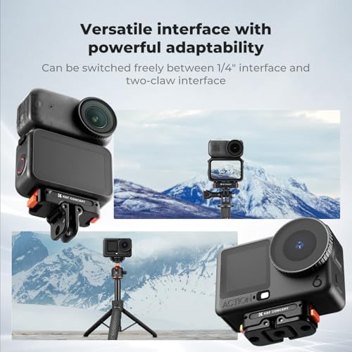 K&F Concept Magnetic Adapter Mount for DJI Osmo Action 6/Osmo Nano, Metal - Image 4