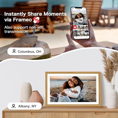 Frameo Digital Picture Frame, Frameo 15.6'' Large Digital Photo Frame WiFi - Image 3