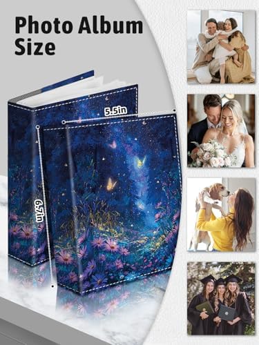Photo Album 4x6, 56 Pockets Small Picture Book Forest Butterfly - Image 6