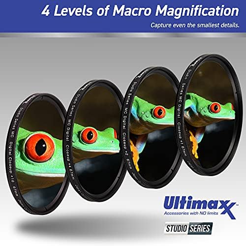 Ultimaxx 55MM Complete Lens Filter Accessory Kit with 55MM 2.2X Telephoto, .43x Wide Angle/Macro Lenses, and More Designed for Nikon D3400 D3500 D5500 D5600 Camera with Nikon AF-P DX 18-55mm Lens - Image 5