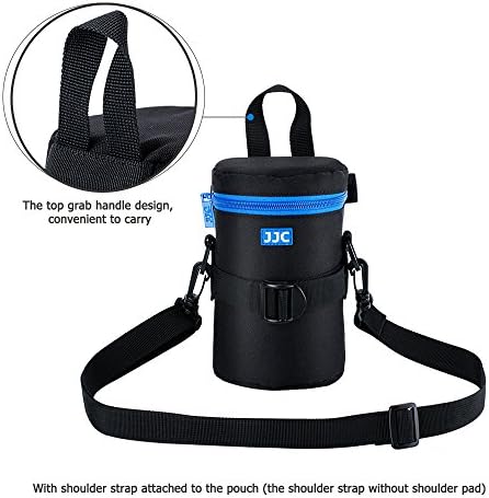 JJC Deluxe Lens Case Pouch Bag for Camera Lens Below 3.15" x 6.1"(D x L) - Image 6