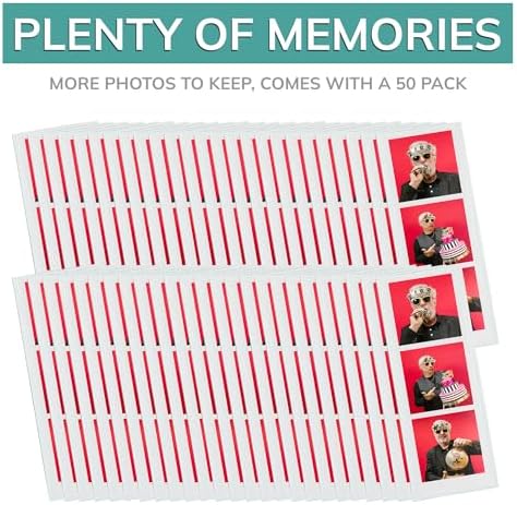 pbf PHOTO BOOTH FRAMES 2x6 Magnetic Picture Frames for Refrigerator | 2 x 6 Clear Magnetic Vinyl Frames for Photo Strips for Fridge (50-Pack) - Image 6