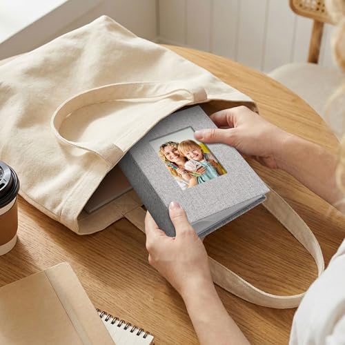 Vienrose 4x6 Small Photo Album, 2 Pack, 100 Photos, Grey - Image 6