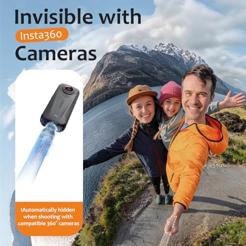 UBeesize 65” Auto-Open Invisible Selfie Stick Tripod for Insta360 X5/X4/X3 - Image 4