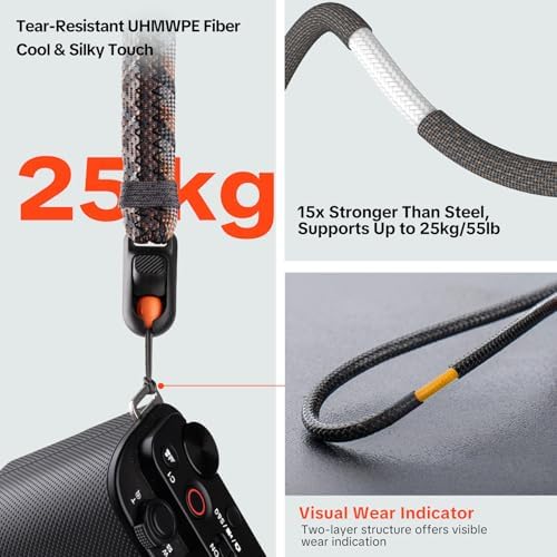 PGYTECH Rope Camera Wrist Strap Slim Trendy Style, Adjustable Quick Release - Image 6
