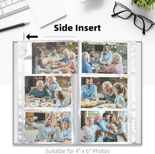 Vienrose 4x6 Photo Album, 2 Pack, 600 Photos, Red - Image 5