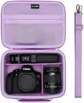 Small Camera Case Bag for Canon EOS Rebel T7/R50//R100 DSLR Camera Purple by LTGEM