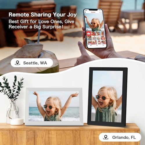 Digital Picture Frame WiFi, 15.6'' Frameo Digital Photo Frame Large Display - Image 5