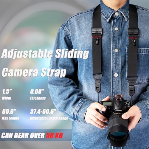 VKO Camera Strap,Quick Release Crossbody Adjust Neck Shoulder Strap - Image 2