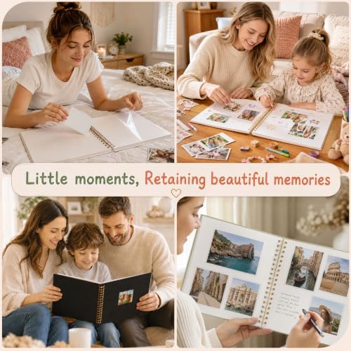 10x10 Spiral Self Adhesive Photo Album 40 Pages Black - Image 5