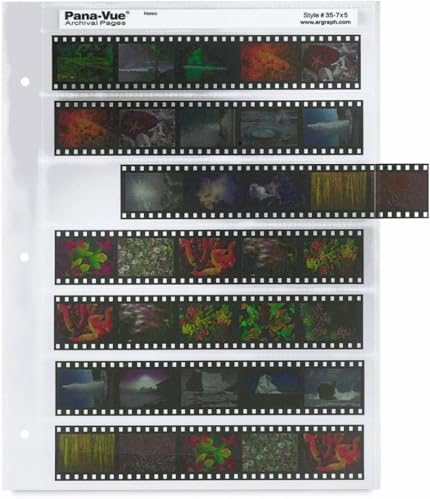 Archival Negative Pages 35mm Pages by Pana-Vue