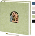 Vienrose Self Adhesive Photo Album with Arch Window, 40 Pages, Grass Green by Vienrose